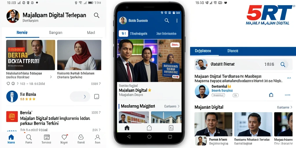 Tampilan antarmuka 5RT yang modern dan interaktif.