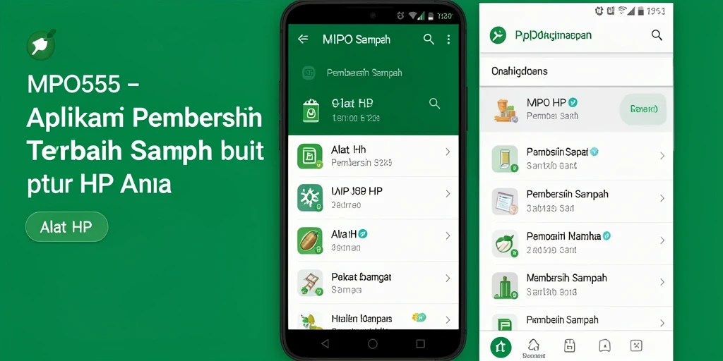 Tampilan antarmuka MPO555 yang bersih dan fungsional.