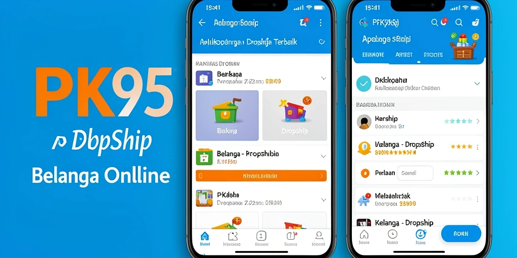 Tampilan antarmuka PK95 yang intuitif untuk pengalaman dropshipping terbaik.